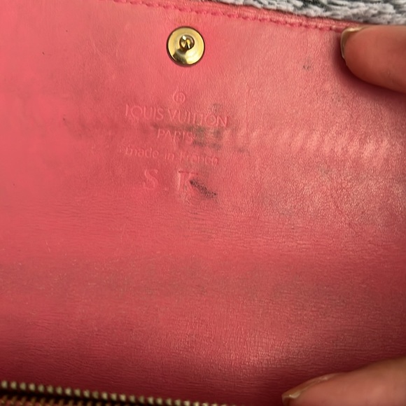 Louis Vuitton pink vernis long wallet - Picture 5 of 10